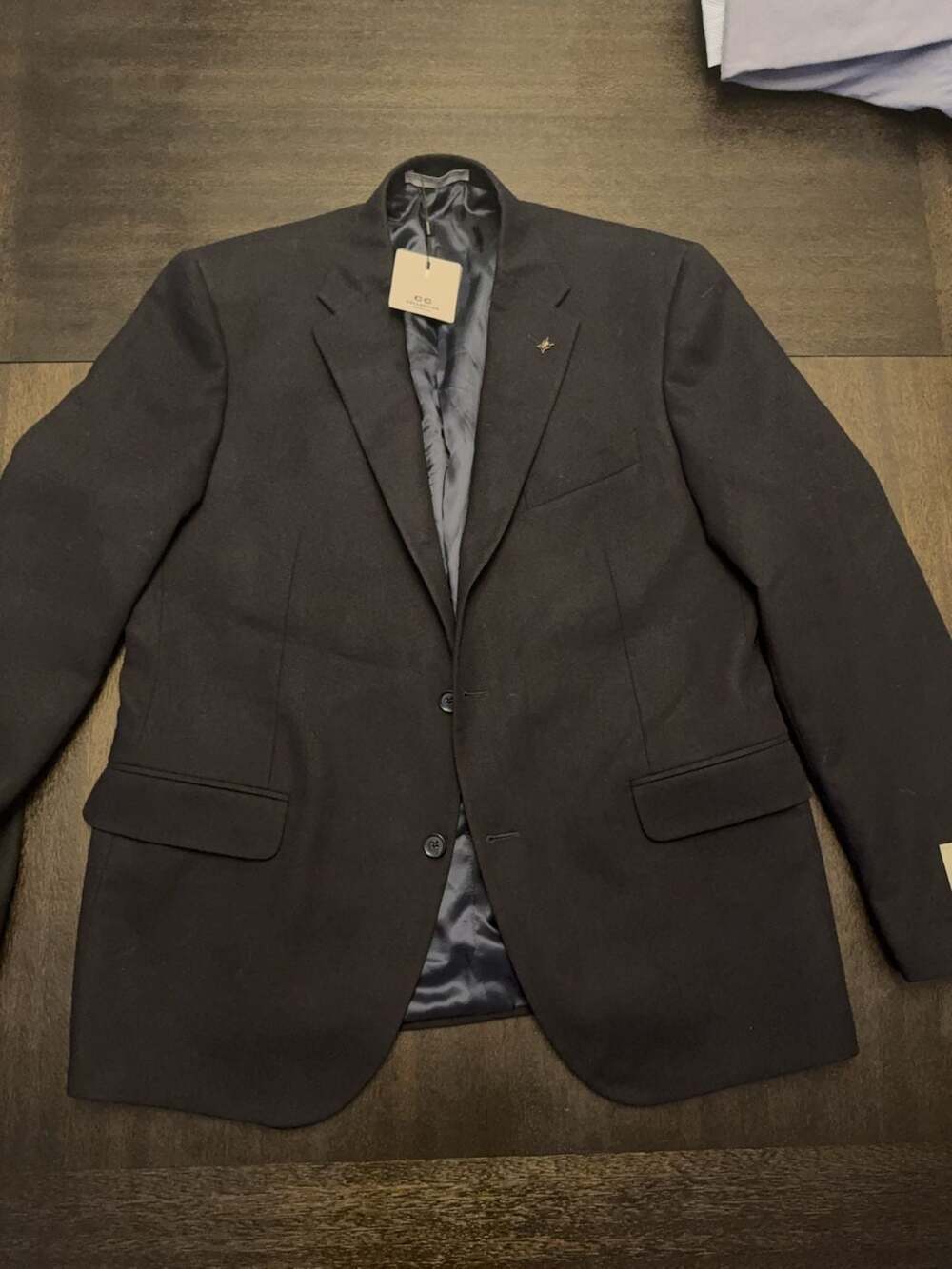CC Collection Corneliani Wool Blazer Navy Size 56 7R